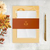 Bandeau De Faire-part Sunshine Typography Mariage Brick Red ID1048