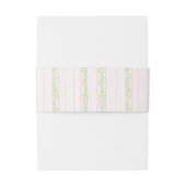 Bandeau De Faire-part Sweet Crest w/ Blush Pink Bow (Dos Example)