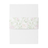 Bandeau De Faire-part Sweet Crest w/ Blush Pink Bow (Dos Example)