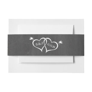 Bandeau De Faire-part Tableau de bord des coeurs cupides