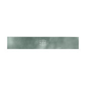 Bandeau De Faire-part Tableau Mariage aquarelle vert ID654 (Plat)