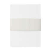 Bandeau De Faire-part Tan Cream moderne Script Mariage Bande de ventre (Dos Example)