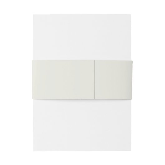 Bandeau De Faire-part Tan Cream moderne Script Mariage Bande de ventre (Dos Example)