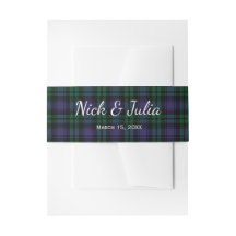 Tartan Black Watch, Mariage à Carreaux