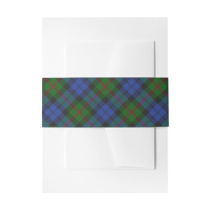 Bandeau De Faire-part Tartan de la famille des Highlands du clan Baird