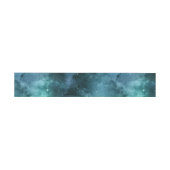 Bandeau De Faire-part Teal Galaxy Series 7 (Plat)