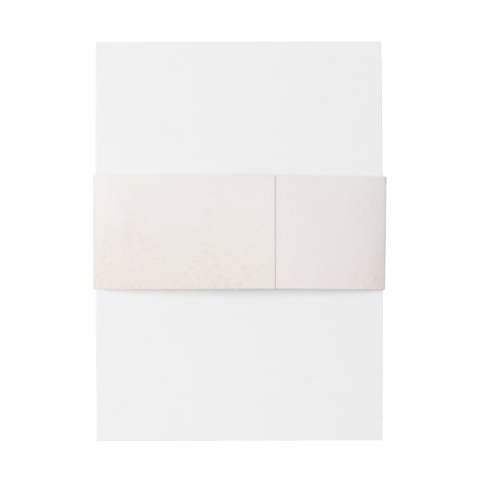 Bandeau De Faire-part Teintes de crème pastel clair et élégant script (Dos Example)