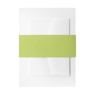 Bandeau De Faire-part Tendance Douce Chartreuse Ceinture Ventrale