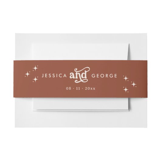 Bandeau De Faire-part Terracotta Boho (Devant Example)