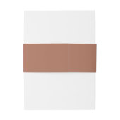 Bandeau De Faire-part Terracotta Pampas Grass Boho Mariage personnalisé (Dos Example)