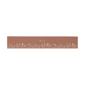 Bandeau De Faire-part Terracotta Rustic Floral Automne Fleur sauvage Mar (Plat)