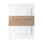 Bandeau De Faire-part Terracotta Rustique Boho Arched Mariage moderne (Devant example)