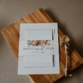 Bandeau De Faire-part Terracotta Sage Boho Floral