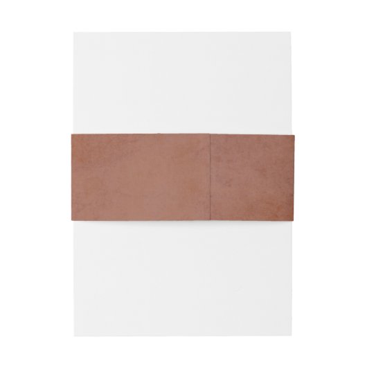 Bandeau De Faire-part Terracotta Texture Mariage moderne (Dos Example)