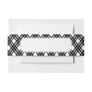 Bandeau De Faire-part Texture de rayures