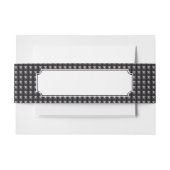 Bandeau De Faire-part Texture en acier cloutée (Devant Example)