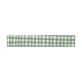 Bandeau De Faire-part That's Amore Green Plaid Gingham Custom  (Plat)
