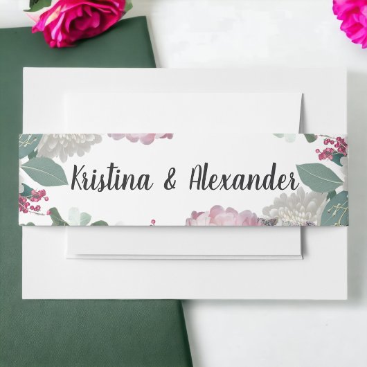 Bandeau De Faire-part Thème du jardin