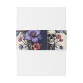 Bandeau De Faire-part Till Death & Moonlight Bind Us.  (Dos Example)