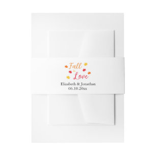 Bandeau De Faire-part Tomber dans l'amour Mariage