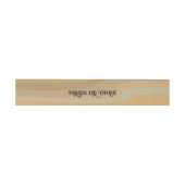 Bandeau De Faire-part Tourbillons rétro Earthtone Mariage simple (Plat)