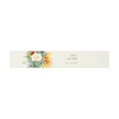 Bandeau De Faire-part Tournée de pays audacieux | Jaune clair (Plat)