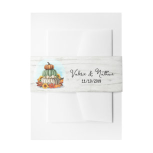 Bandeau De Faire-part Tournesol Citrouille Campagne Rustique Mariage de 