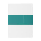 Bandeau De Faire-part Transformative Teal Modern  Contemporary Wedding (Dos Example)