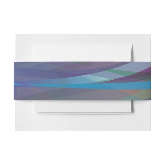 Bandeau De Faire-part Transparent Star Bat Bar Mitzvah Invitation Wrap B (Devant Example)