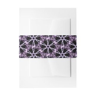 Bandeau De Faire-part Treillis Lavande Mystique