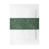 Bandeau De Faire-part Tropical Foliage Gold et Mariage vert (Devant example)