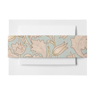 Bandeau De Faire-part Tulipe sauvage de William Morris, design floral