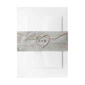 Bandeau De Faire-part Tying the Knot Belly Band (Devant example)