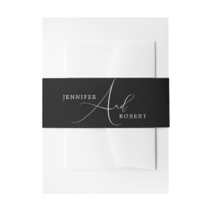 Bandeau De Faire-part Typographie De Script Blanc Sur Arrière - plan Noi