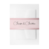 Bandeau De Faire-part Typographie rose Gold Modern Elegant Script (Devant example)