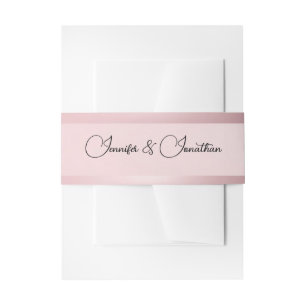 Bandeau De Faire-part Typographie rose Gold Modern Elegant Script