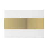 Bandeau De Faire-part Union Éternelle d'Or (Dos exemple)