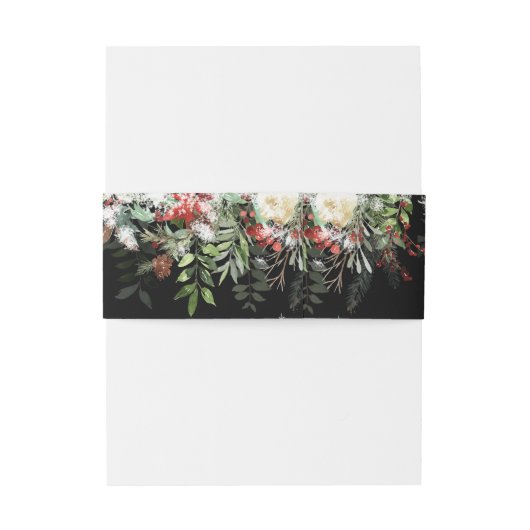 Bandeau De Faire-part Vacances de Noël (Dos Example)