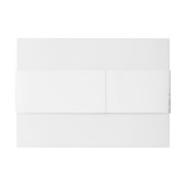 Bandeau De Faire-part Verdure enneigée (Dos exemple)