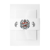 Bandeau De Faire-part Véritable Mariage d'autocollant de tatouage de coe (Devant example)