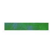 Bandeau De Faire-part Vert bleu Vacances Pine Motif (Plat)
