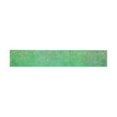 Bandeau De Faire-part Vert et or Glitz (Plat)