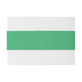 Bandeau De Faire-part Vert marin (Dos exemple)