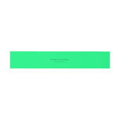 Bandeau De Faire-part Vert néon moderne (Plat)
