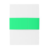 Bandeau De Faire-part Vert néon moderne (Dos Example)