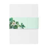 Bandeau De Faire-part Vert pastel (Dos Example)