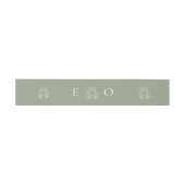 Bandeau De Faire-part vert sauge (Plat)