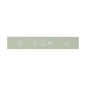 Bandeau De Faire-part vert sauge (Plat)