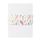 Bandeau De Faire-part Vie estivale. (Dos Example)