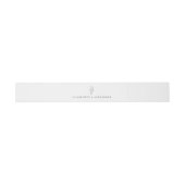 Bandeau De Faire-part Vieux argent Neutre/Transparent bg, (Plat)